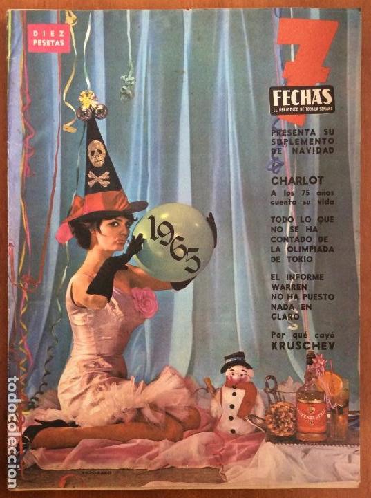 Coleccionismo de Revistas y Peri&oacute;dicos: REVISTA 7 FECHAS. EL PERI&Oacute;DICO DE TODA LA SEMANA. SUPLEMENTO DE NAVIDAD. DICIEMBRE 1964