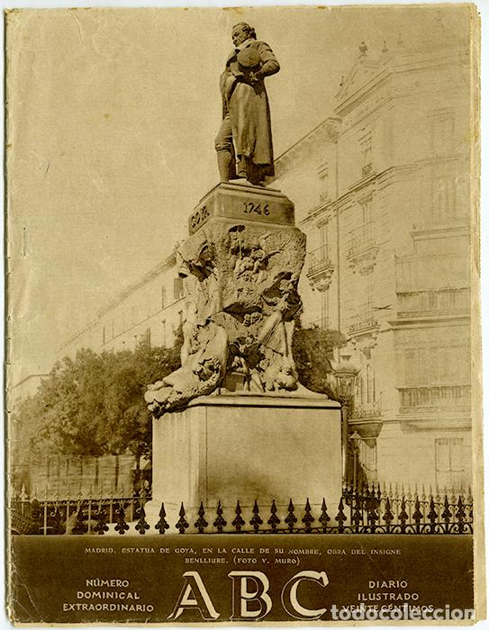 Coleccionismo de Revistas y Peri&oacute;dicos: ABC. N&uacute;mero Dominical Extraordinario. Especial Goya. A&ntilde;o 1927