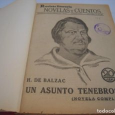 Coleccionismo de Revistas y Periódicos: TOMO LA REVISTA LITERARIA NOVELAS Y CUENTOS 1929. Lote 153238378