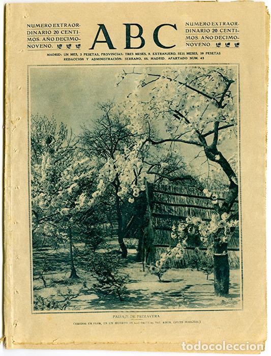 Coleccionismo de Revistas y Peri&oacute;dicos: ABC. N&uacute;mero extraordinario. A&ntilde;o 1923. Laguardia. Especial Semana Santa