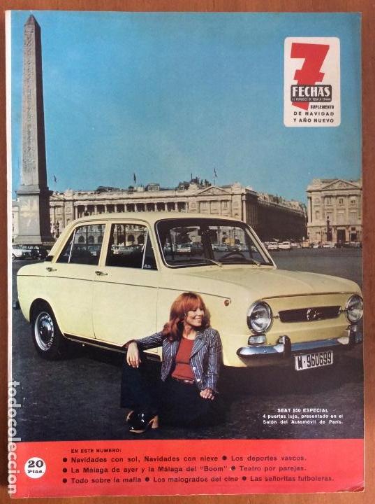 Coleccionismo de Revistas y Peri&oacute;dicos: REVISTA 7 FECHAS. EL PERI&Oacute;DICO DE TODA LA SEMANA. SUPLEMENTO DE NAVIDAD. DICIEMBRE 1971