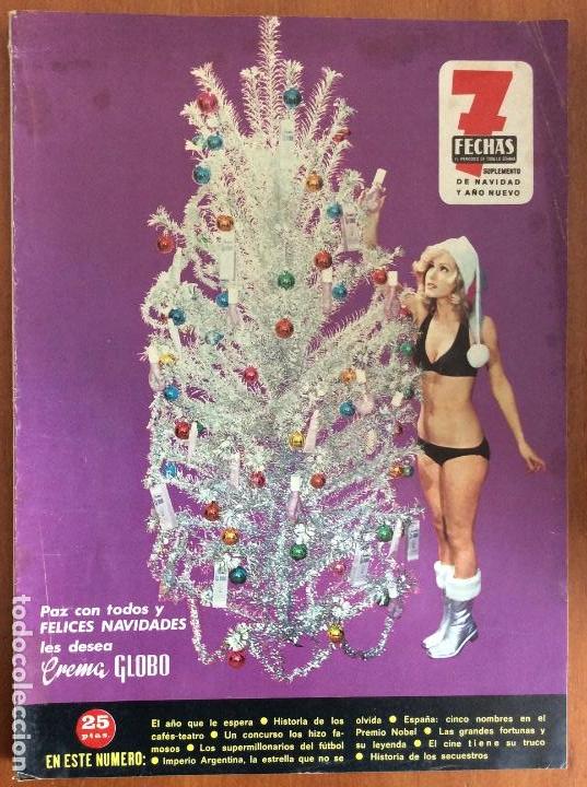 Coleccionismo de Revistas y Peri&oacute;dicos: REVISTA 7 FECHAS. EL PERI&Oacute;DICO DE TODA LA SEMANA. SUPLEMENTO DE NAVIDAD. DICIEMBRE 1974