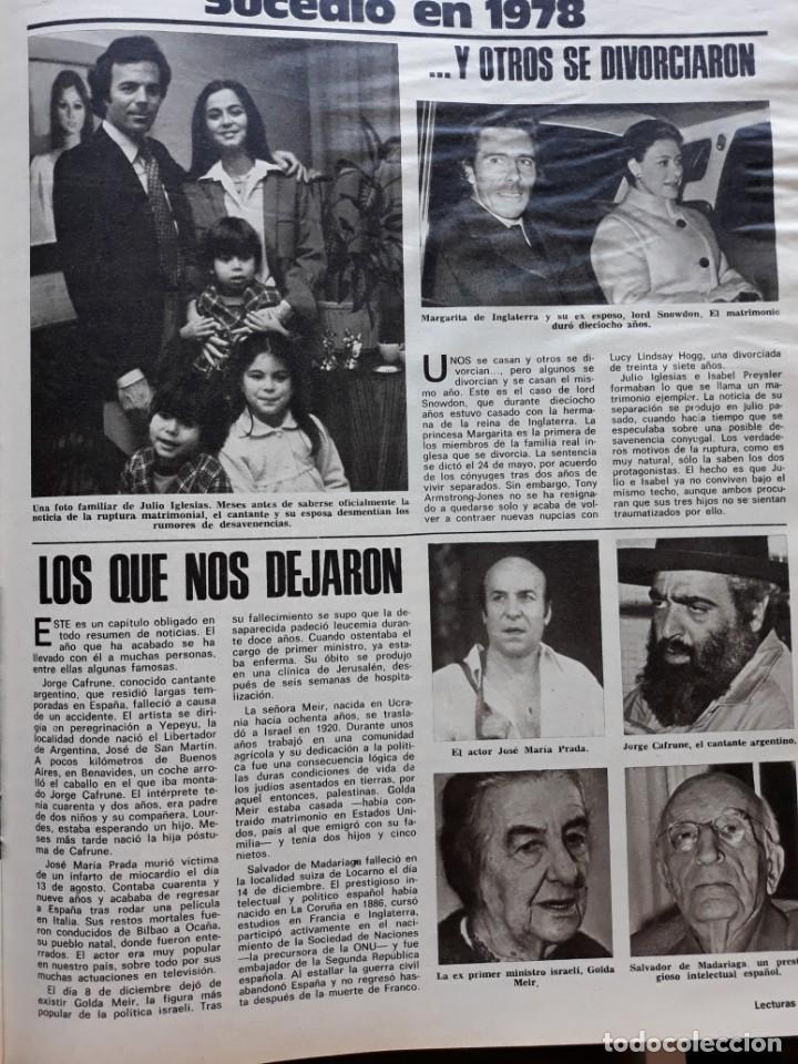 Coleccionismo de Revistas y Peri&oacute;dicos: ISABEL PREYSLER JULIO IGLESIAS JORGE CAFRUNE JOSE MARIA PRADA SALVADOR DE MADARIAGA GOLDA MEIR