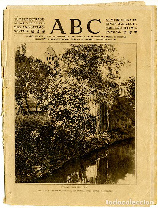 Coleccionismo de Revistas y Peri&oacute;dicos: ABC. N&uacute;mero extraordinario. A&ntilde;o 1923. C&oacute;mo los americanos cinematograf&iacute;an una novela
