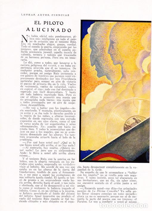Sammeln von Zeitschriften und Zeitungen: * AVIACI&Oacute;N * El piloto alucinado / cuento de Jos&eacute; M. Salaverr&iacute;a; dibujos Estalella -1930