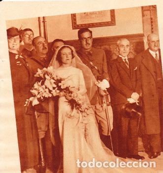Coleccionismo de Revistas y Peri&oacute;dicos: * BODA * Enlace Mar&iacute;a del Carmen de Aguilar y Colomer &ndash; Fernando de Sandoval -1936