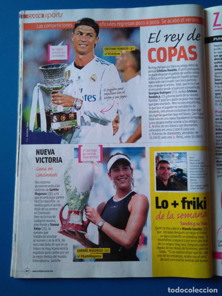 Coleccionismo de Revistas y Peri&oacute;dicos: CRISTIANO RONALDO (CR7), GARBI&Ntilde;E MUGURUZA - RECORTE CUORE 590