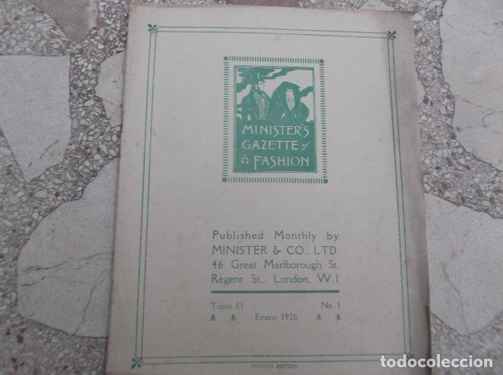 Coleccionismo de Revistas y Peri&oacute;dicos: minister&acute;s gazette of fashion ,tomo-81 n&ordm; 1,enero 1926,en castellano,esquema para ski,