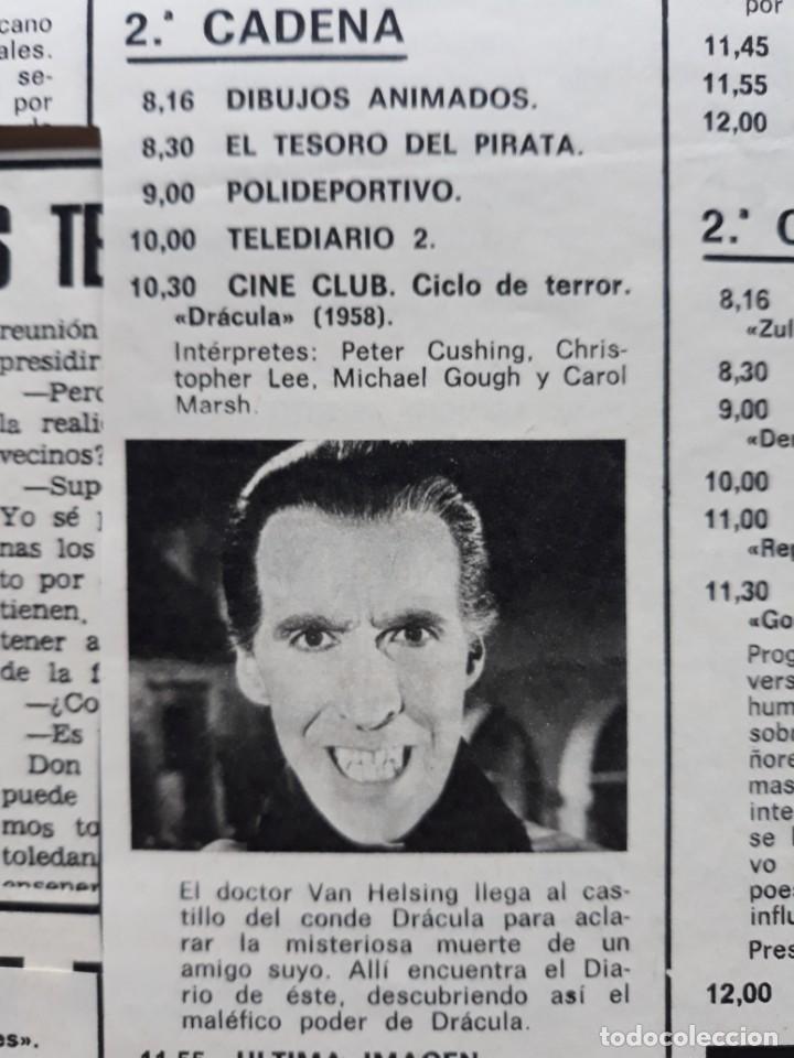 Coleccionismo de revistas y peri&oacute;dicos: christopher lee dracula - Foto 1