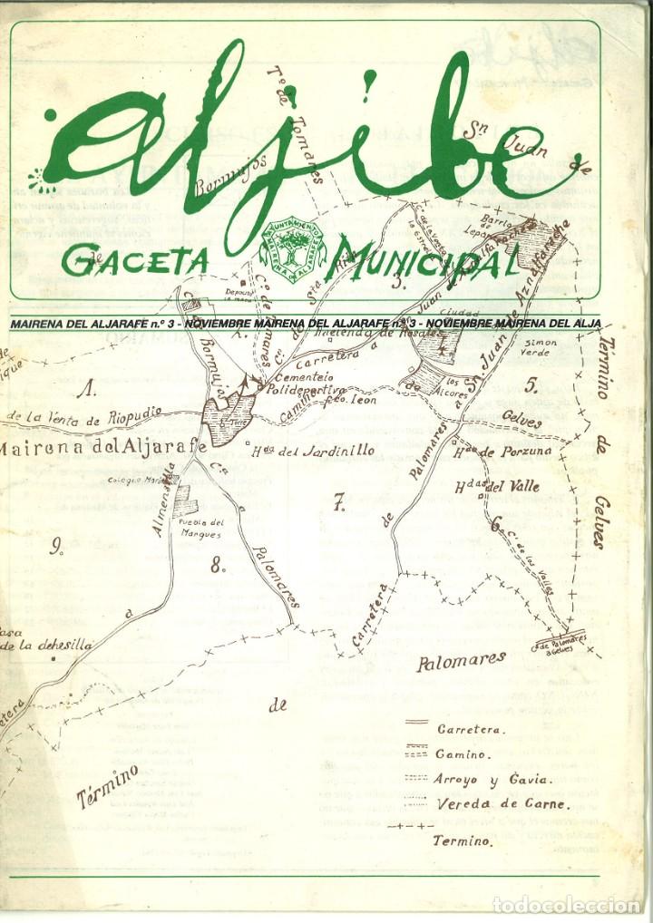 Coleccionismo de Revistas y Peri&oacute;dicos: ALJIBE GACETA MUNICIPAL. MAIRENA DEL ALJARAFE N&ordm; 3