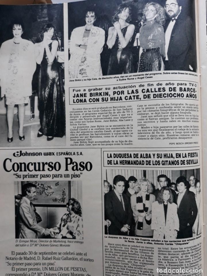 Coleccionismo de Revistas y Peri&oacute;dicos: JANE BIRKIN SYDNE ROME ANGEL CASAS CHIQUETETE LA DUQUESA DE ALBA CAYETANA EUGENIA MARTINEZ DE IRUJO
