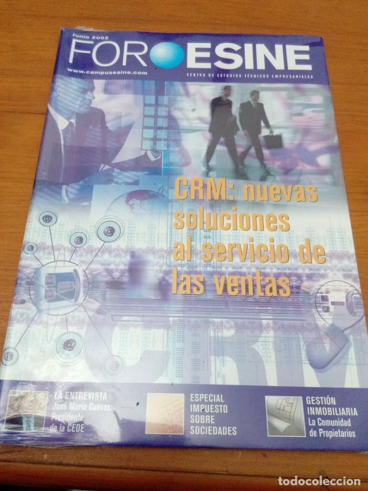 Coleccionismo de revistas y peri&oacute;dicos: REVISTA FORO ESINE. JUNIO 2002. NUEVA PRECINTADA. C11R