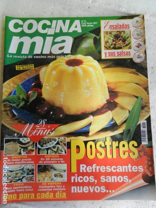 Sammeln von Zeitschriften und Zeitungen: COCINA MIA REVISTA N&ordm; 31 EXTRA VERANO 1997. POSTRES, ENSALADAS, MEN&Uacute;S PARA COMBINAR.....