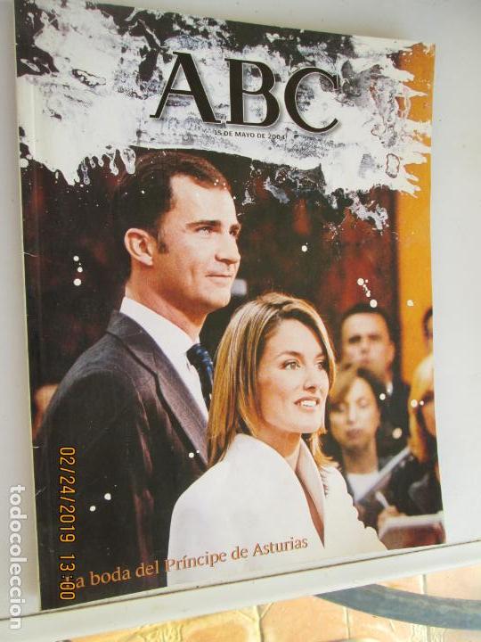 Coleccionismo de Revistas y Peri&oacute;dicos: ABC , LA BODA DEL PRINCIPE DE ASTURIAS 15-05-2004