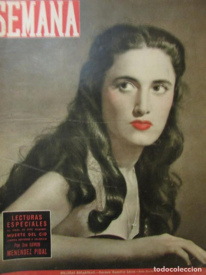 Coleccionismo de Revistas y Peri&oacute;dicos: REVISTA SEMANA N&ordm; 660 1952 CARMEN GONZALEZ LUCAS. LICOR 43. BRANDY GALEON