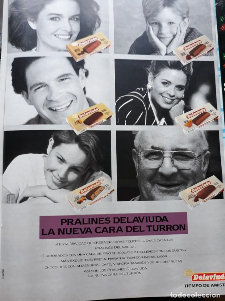 Sammeln von Zeitschriften und Zeitungen: ANUNCIO TURRON PRALINES DELAVIUDA
