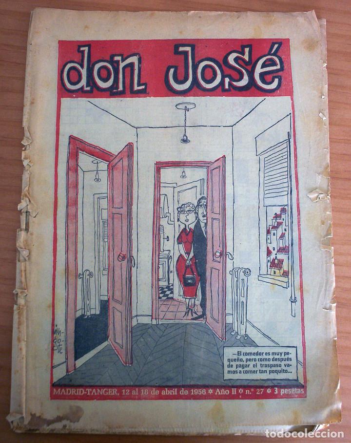 Coleccionismo de revistas y peri&oacute;dicos: DON JOS&Eacute; - N&Uacute;MERO 27 - A&Ntilde;O 1956