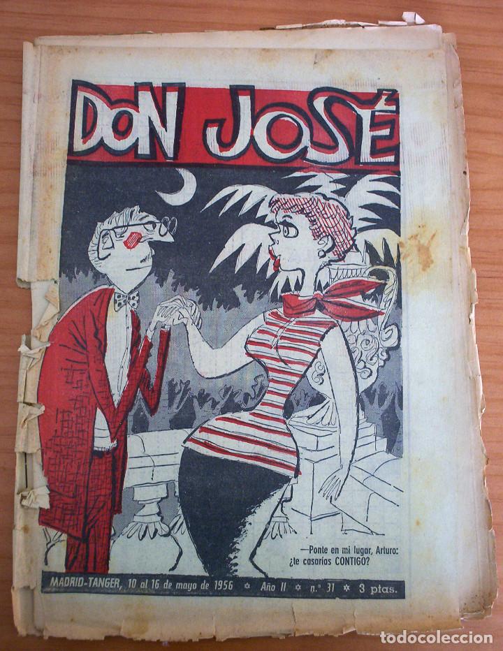 Collezionismo di Riviste e Giornali: DON JOS&Eacute; - N&Uacute;MERO 31 - A&Ntilde;O 1956