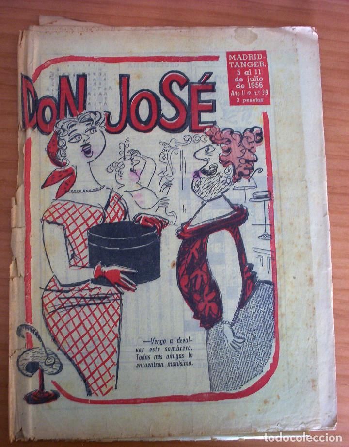 Collezionismo di Riviste e Giornali: DON JOS&Eacute; - N&Uacute;MERO 39 - A&Ntilde;O 1956