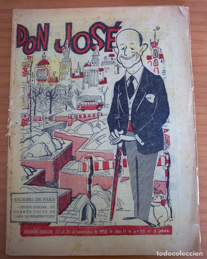 Collezionismo di Riviste e Giornali: DON JOS&Eacute; - N&Uacute;MERO 59 - A&Ntilde;O 1956