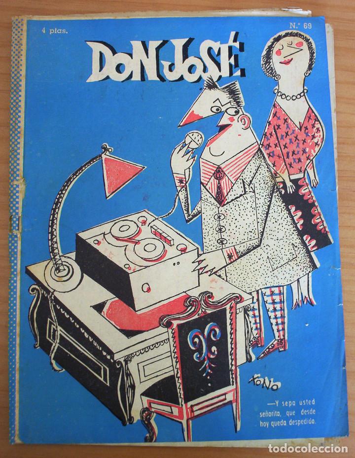 Collezionismo di Riviste e Giornali: DON JOS&Eacute; - N&Uacute;MERO 69 - A&Ntilde;O 1957
