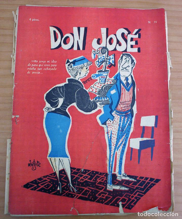 Collezionismo di Riviste e Giornali: DON JOS&Eacute; - N&Uacute;MERO 74 - A&Ntilde;O 1957