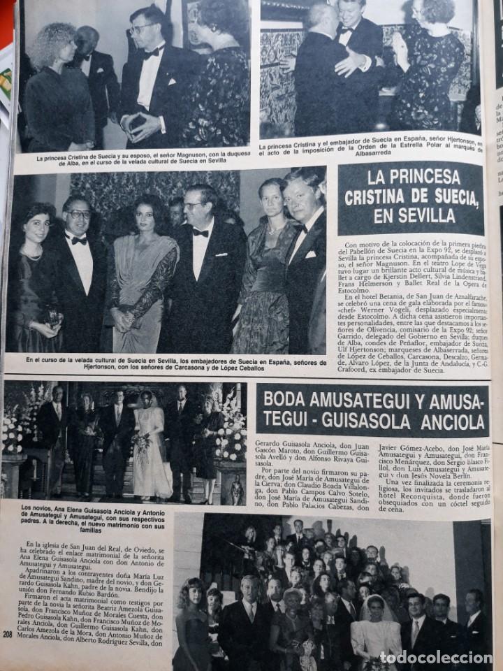Collection Magazines and Newspapers: CRISTINA DE SUECIA EN SEVILLA CON LA DUQUESA DE ALBA CAYETANA