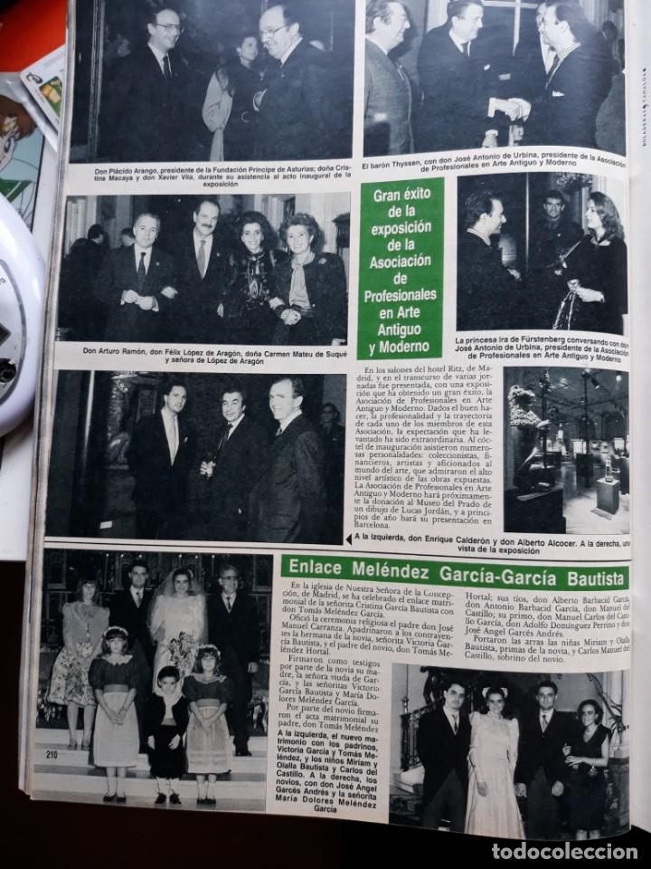 Collection Magazines and Newspapers: FELIX LOPEZ DE ARAGON IRA DE FURSTENBERG ENRIQUE CALDERON ALBERTO ALCOCER