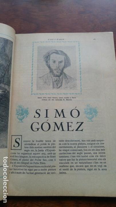 Colecionismo de Revistas e Jornais: SIMO GOMEZ PINTOR MARIA DELS ANGELS MATEU I PLA PALAU MUSICA CATALANA JOCS FLORALS CUBA ANY 1923