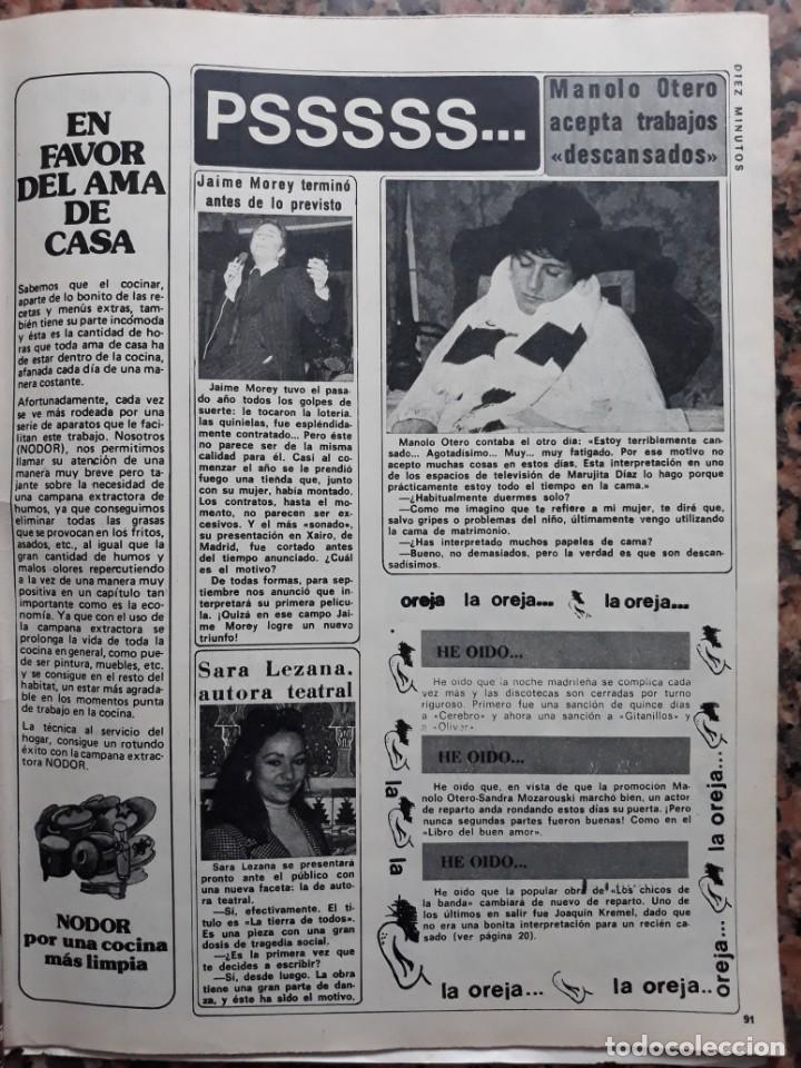 Collectionnisme de Revues et Journaux: JAIME MOREY MANOLO OTERO SARA LEZANA