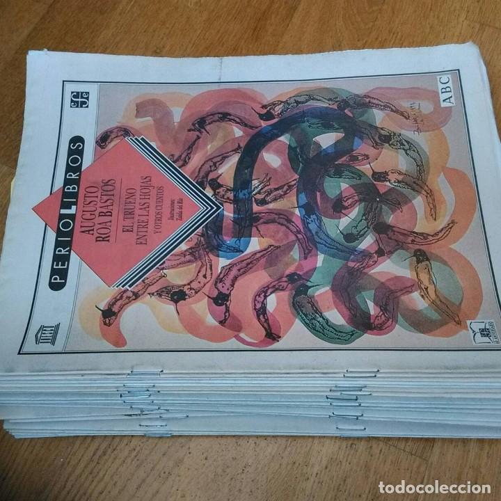 Coleccionismo de Revistas y Peri&oacute;dicos: Periolibros, suplementos mensuales del diario ABC. 1994 a 1997.Dedicatoria de Savater