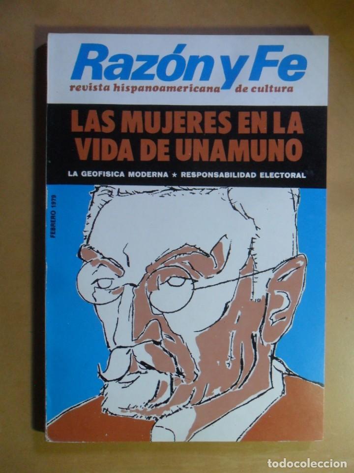 Coleccionismo de Revistas y Peri&oacute;dicos: N&ordm; 973 RAZON Y FE-FEBRERO 1979-REVISTA HISPANOAMERICANA DE CULTURA-LAS MUJERES EN LA VIDA DE UNAMUNO