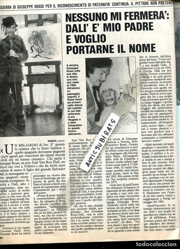 Collezionismo di Riviste e Giornali: REVISTA ITALIANA STOP A&Ntilde;O 1989 UN HOMBRE DICE SER EL HIJO  DE SALVADOR DALI