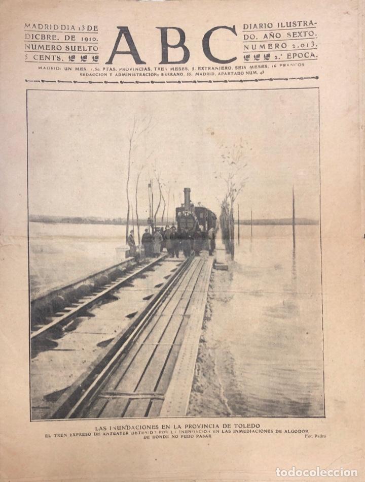Coleccionismo de Revistas y Peri&oacute;dicos: ABC. A&Ntilde;O 1910. DIARIO ILUSTRADO. N&ordm; 2013.