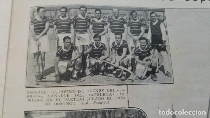 Collezionismo di Riviste e Giornali: EQUIPO JOCKEY HIERBA DEL TARRASA TERRASA HOJA REVISTA A&Ntilde;O 1933