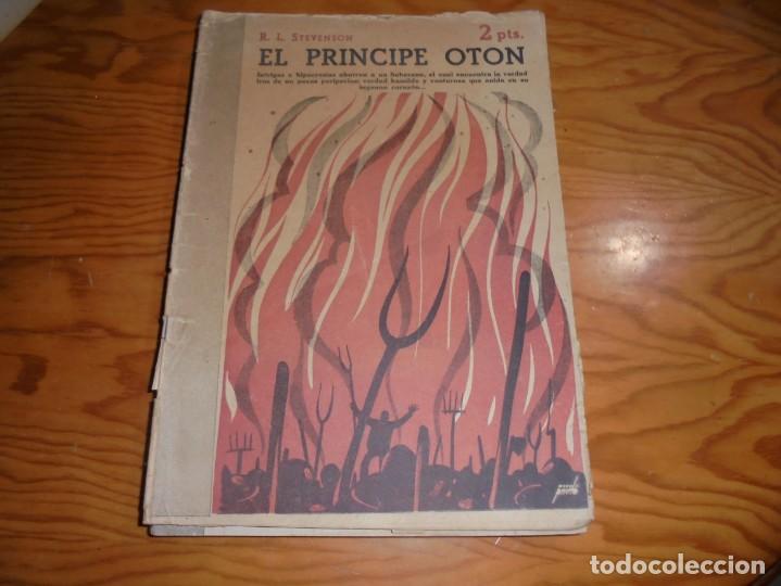 Coleccionismo de Revistas y Peri&oacute;dicos: EL PRINCIPE OTON. R.L. STEVENSON.  NOVELA LITERARIA, N&ordm; 866. 1947. ILUSTR. MANOLO PRIETO