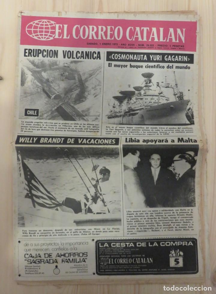 Collectionnisme de Revues et Journaux: EL CORREO CATALAN 1 ENERO 1972