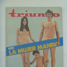 Coleccionismo de Revistas y Periódicos: TRIUNFO , Nº 898, 1980: SEXO, LA MUJER MANDA , ETC. Lote 156560726