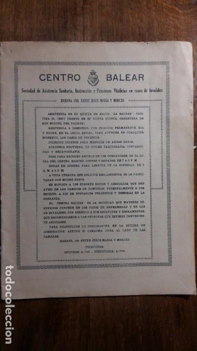 Collezionismo di Riviste e Giornali: Las Balears Revista semanal ilustrada.  La Habana 1921