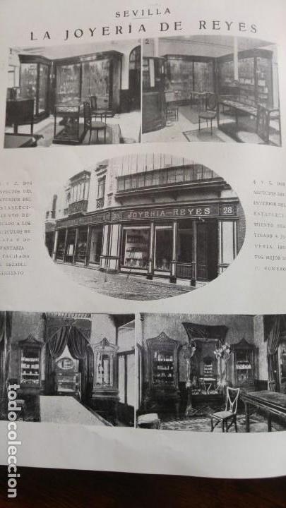 Collection Magazines and Newspapers: LA JOYERIA DE REYES SEVILLA .HOJA A&Ntilde;O 1921