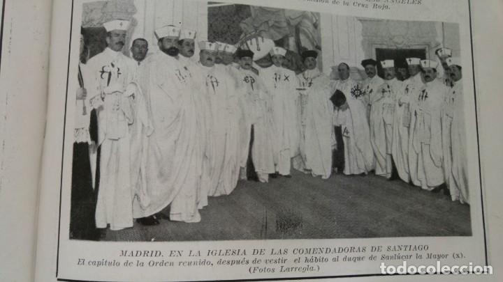 Sammeln von Zeitschriften und Zeitungen: CAPITULO DE LA ORDEN REUNIDO EN LA IGLESIA DE LAS COMENDADORAS DE SANTIAGO.DUQUE SANLUCAR MAYOR 1921