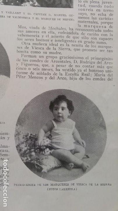 Sammeln von Zeitschriften und Zeitungen: PRIMOGENITA MARQUESES VIESCA DE LA SIERRA / M.FERNANDEZ DE LIENCRES Y ELDUAYEN MARQUES NAJERA 1921