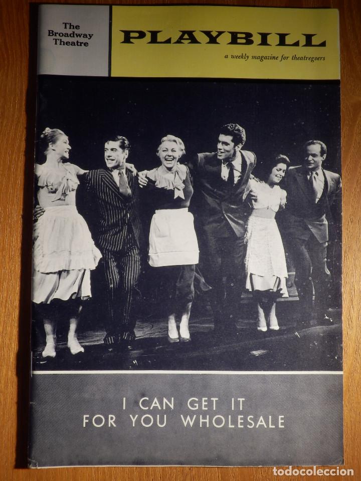 Collezionismo di Riviste e Giornali: Revista - Broadway del Henry Miller&acute;s Theatre - Playbill - Vol 6 N&ordm; 46 - Noviembre 1962 - 23 x 15,5