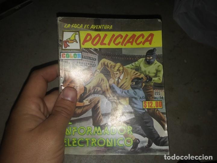Coleccionismo de Revistas y Peri&oacute;dicos: Revista libro Novela LA FOCA ES AVENTURA POLICIACA EL INFORMADOR ELECTRONICO N&deg;14 comics