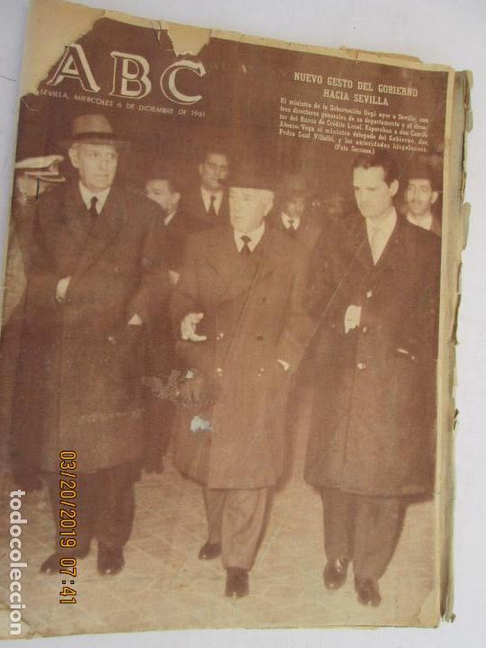 Coleccionismo de Revistas y Peri&oacute;dicos: ABC  6-12.1961 - NUEVO GESTO DEL GOBIERNO HACIA SEVILLA