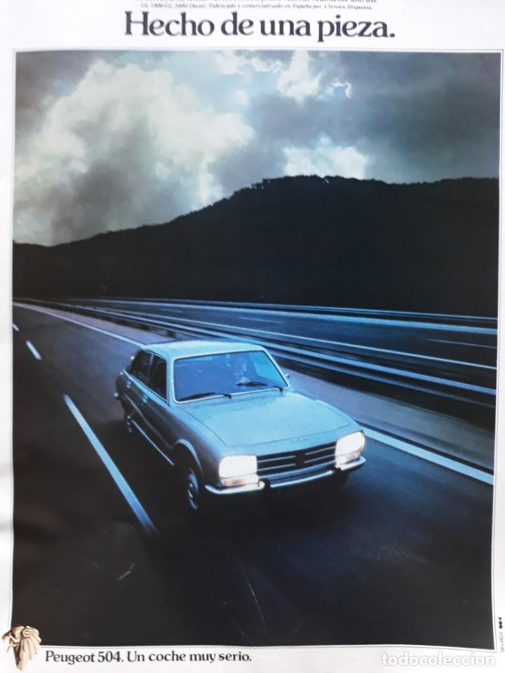 Coleccionismo de Revistas y Peri&oacute;dicos: anuncio peugeot 504