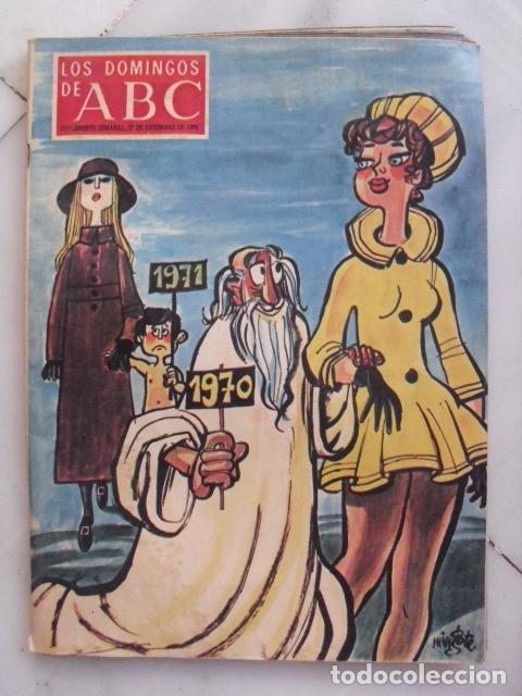 Coleccionismo de Revistas y Peri&oacute;dicos: SUPLEMENTO SEMANAL LOS DOMINGOS DEL ABC. 27 DICIEMBRE 1970.