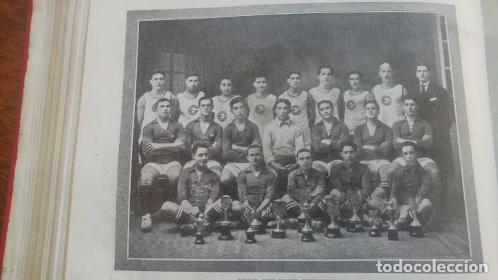 Collezionismo di Riviste e Giornali: VIGO CLUB DEPORTIVO EQUIPO DE CORREDORES Y PRIMER TEAM CON TROFEOS HOJA A&Ntilde;O 1919