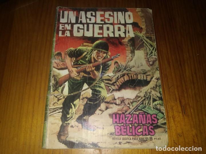 Coleccionismo de Revistas y Peri&oacute;dicos: Revista antigua a&ntilde;o 1964 comics UN ASESINO EN LA GUERRA HAZA&Ntilde;AS BELICAS
