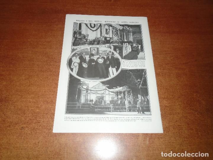 Collezionismo di Riviste e Giornali: RETAL 1912: M&Aacute;LAGA EXPOSICI&Oacute;N ARTES GR&Aacute;FICAS. FIESTAS. HUELGA EN LOS MUELLES.